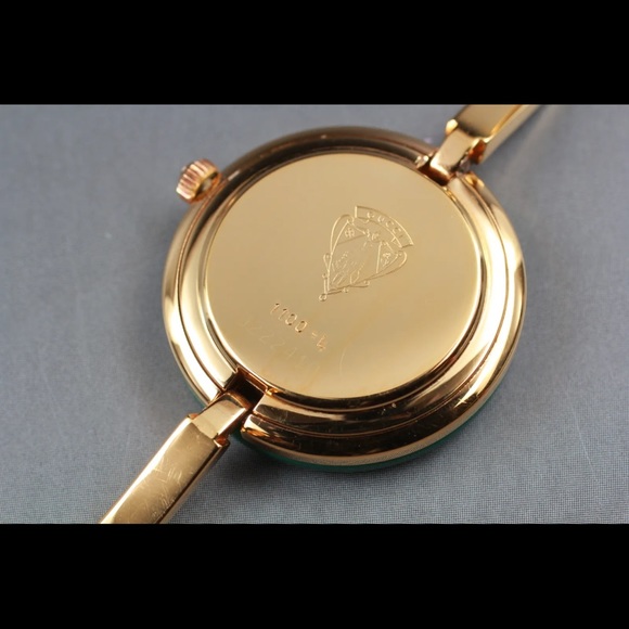 VINTAGE RARE 14k Gold! GUCCI! All the RAGE! Collectors Watch Bracelet - Picture 4 of 11